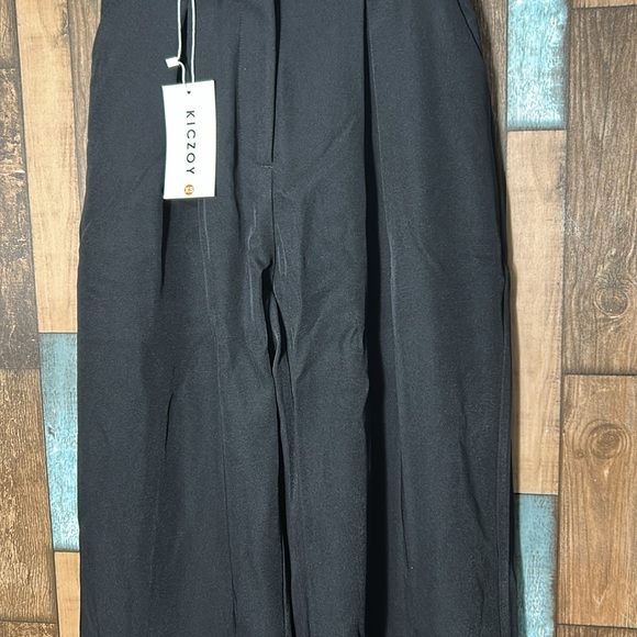 Black XS Wide-Leg trouser Pants - Picture 4 of 14